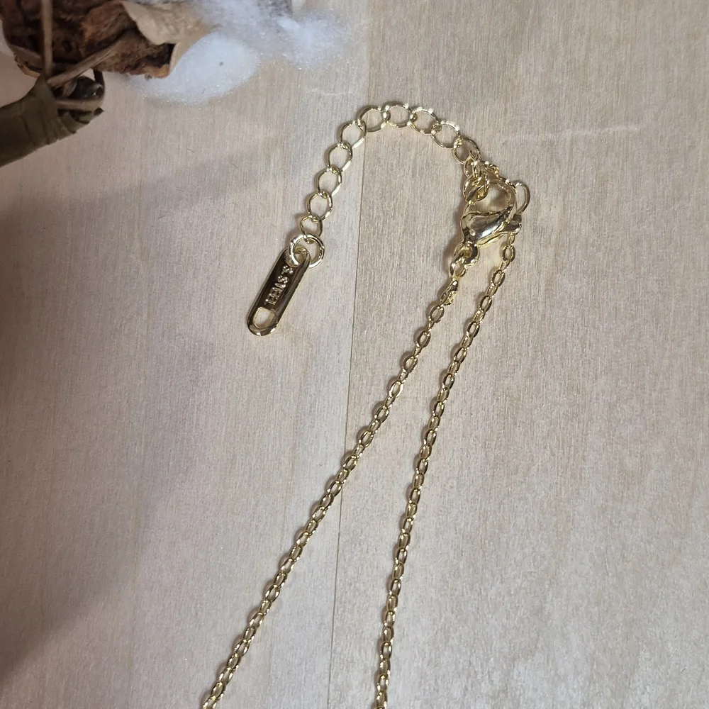 🎉🎉NEW🎉🎉 PRETTY!! Stainless Steel BLUE SEPTEMBER CZ Charm Necklace
